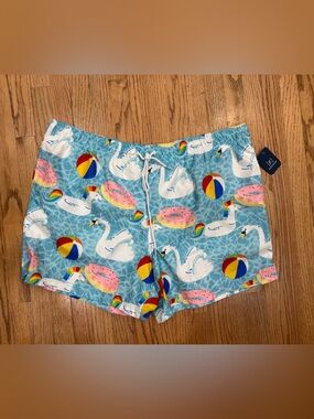 Men’s George Swimming Pool With Floats Swim Shorts NWT 3XL